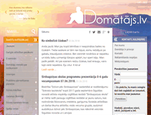 Tablet Screenshot of domatajs.lv